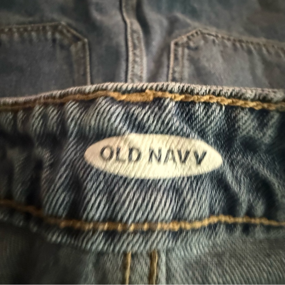Old Navy Denim Button-Front Midi Skirt EUC Sz 2 - Picture 5 of 6